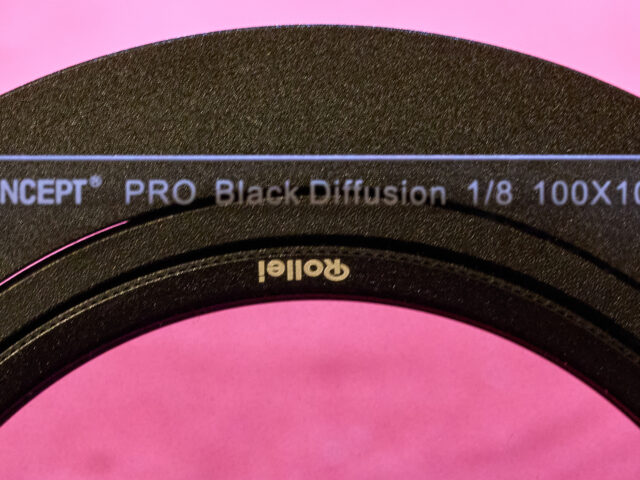 K&F Rechteckfilter im Rollei-Halter