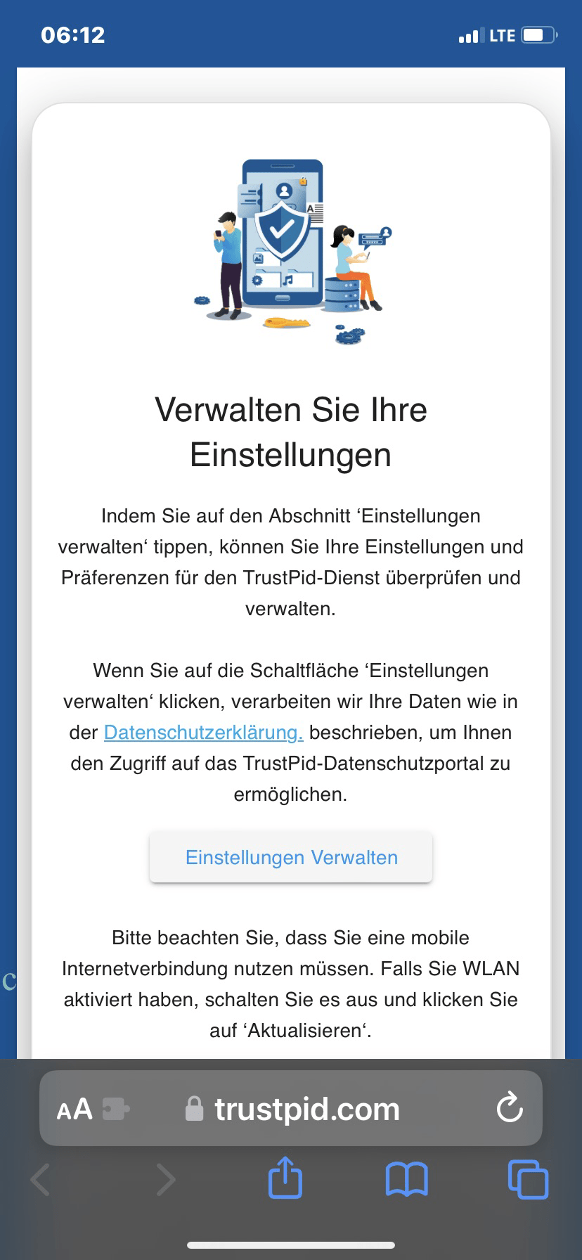 TrustPid Privacy Portal