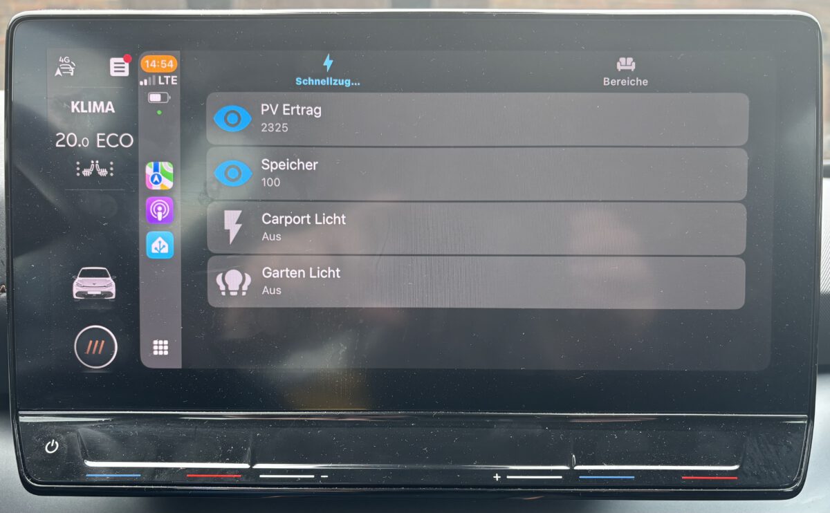 Home Assistant und Apple Carplay